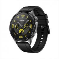 华为/HUAWEI WATCH GT 4 46mm 曜石黑 黑色氟橡胶表带 智能手表
